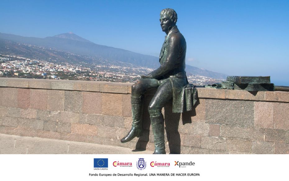 Statue d’Alexander von Humboldt à La Orotava, Tenerife Statue d’Alexander von Humboldt à La Orotava, Tenerife